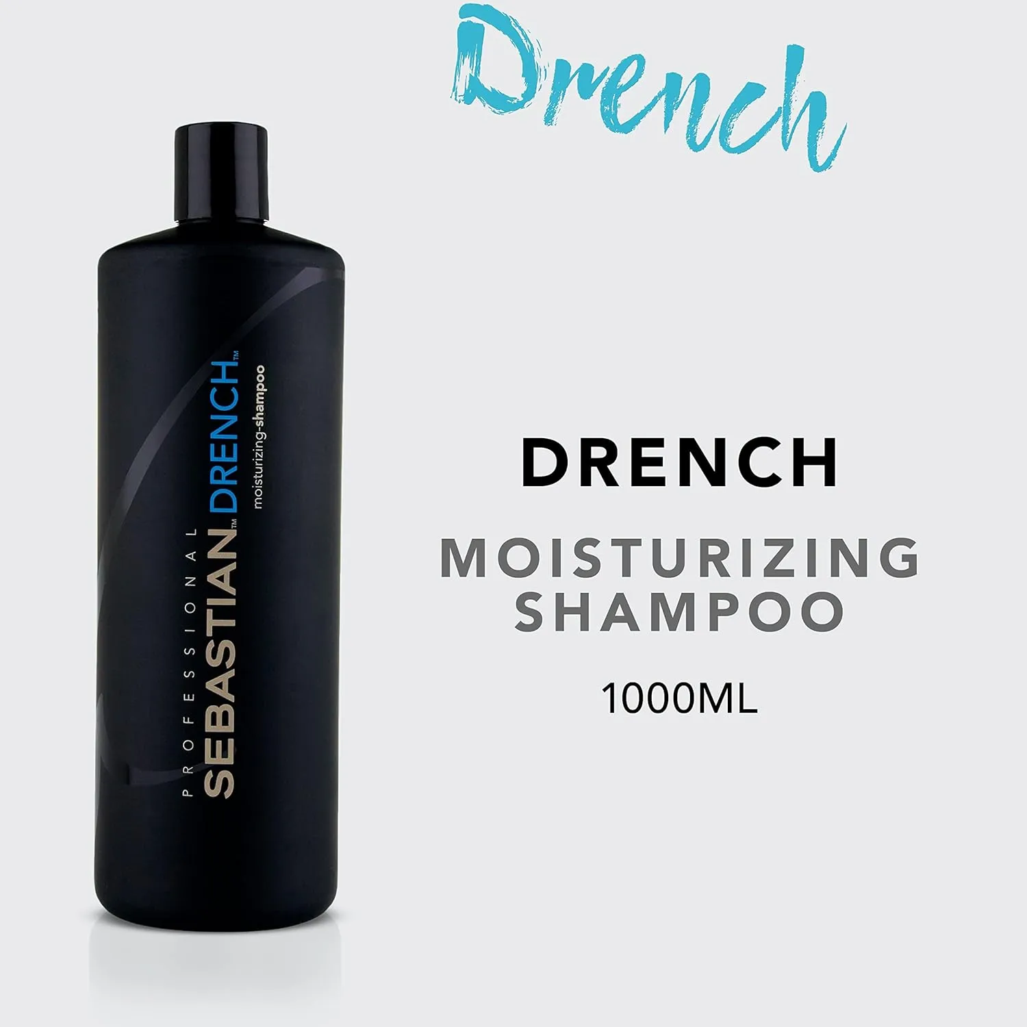 Sebastian Professional Drench Shampoo| Deep Moisturizing for Dry, Frizzy & Chemically Treated Hair
