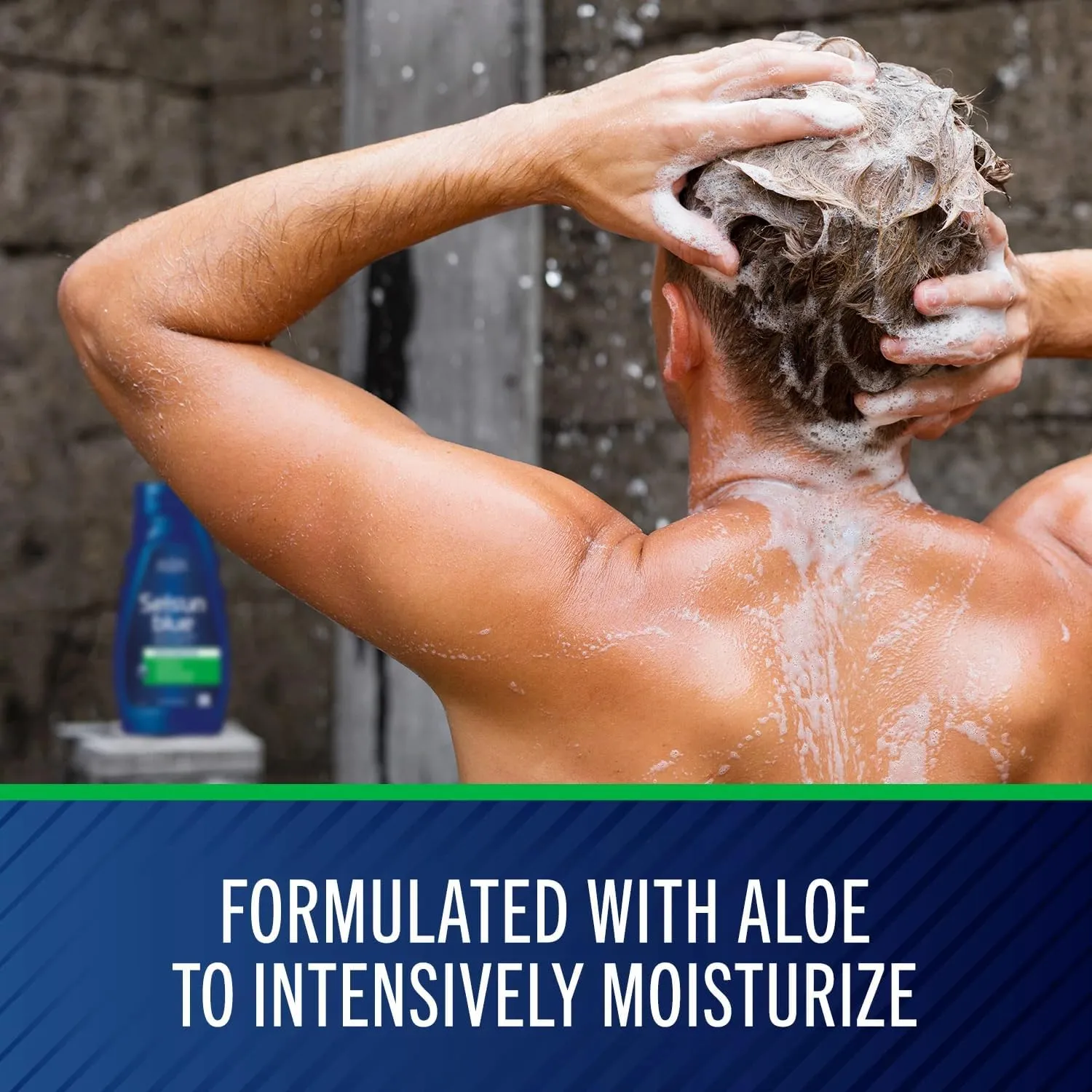 Selsun Blue Moisturizing Anti-dandruff Shampoo with Aloe, 11 fl. oz., Selenium Sulfide 1% (Pack of 2)