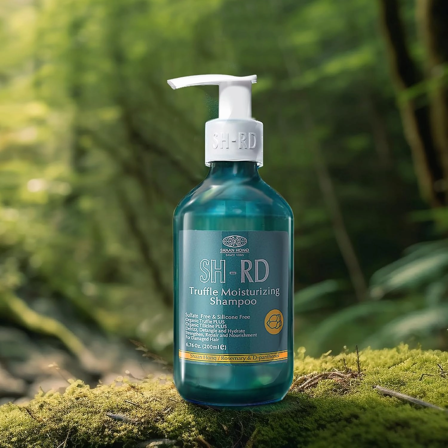 SH-RD Truffle Moisturizing Shampoo for Dry Damaged Hair | Shampoo with Truffle Extract, Keratin, Rosemary | Intense Hydration, Repair & Scalp Relief | Sulfate-Free - 6.76oz/200ml