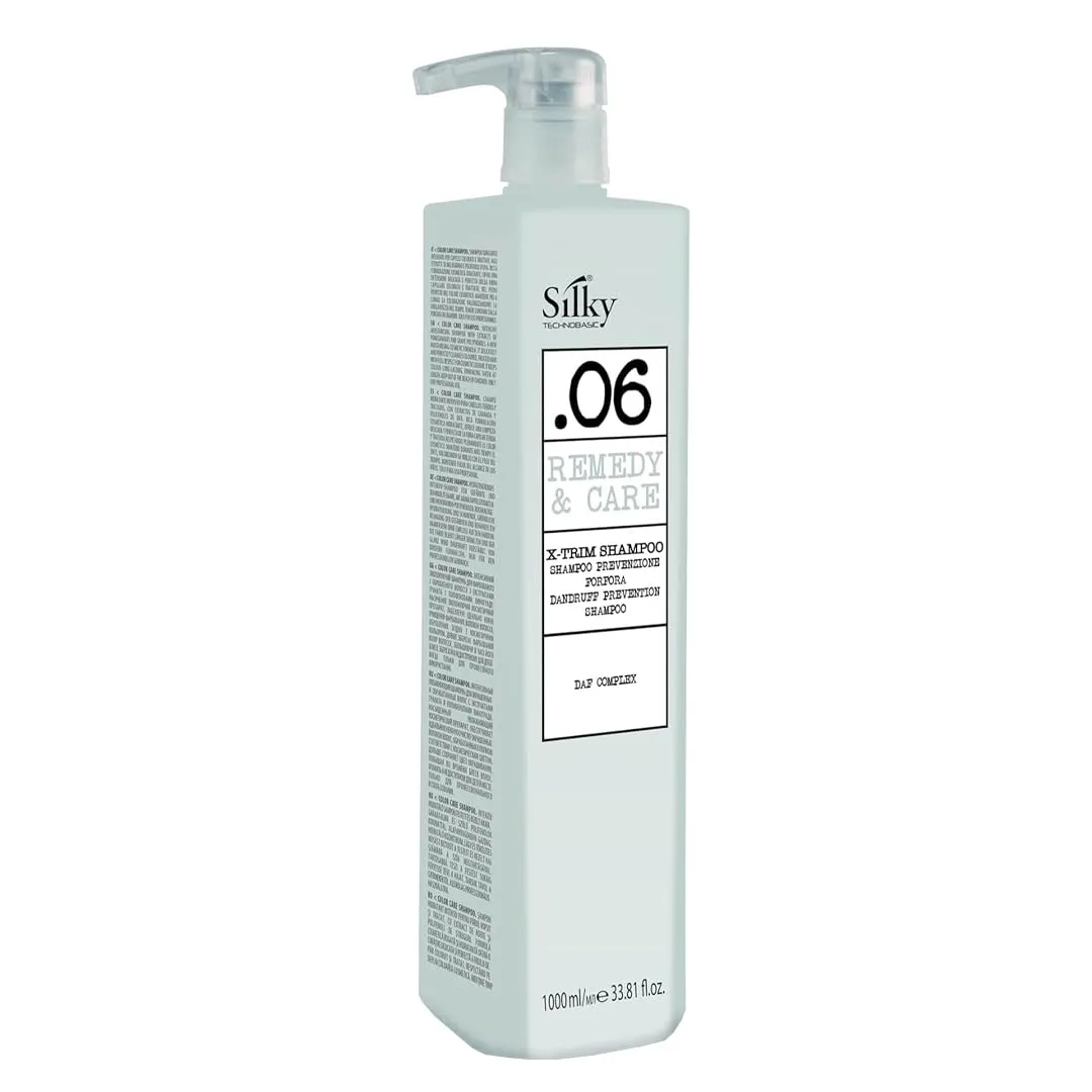 Silky X-Trim Anti-Dandruff Shampoo - Hair Shampoo with Micro-Granules & Rosemary Extract Paraben Free - Scalp Balance and Deep Cleansing Shampoo - All Hair Types