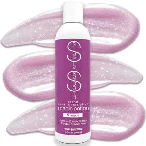 SIMPLY SMOOTH Magic Potion Shampoo Paraben Free Daily Shampoo Restore & Repair Dry, Damaged, Keratin Depleted Hair Hydrate & Create Soft, Healthy Hair For All Hair Type 8.5oz