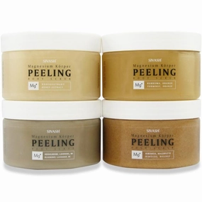 Sivash Magnesium Körper Peeling (Body Scrub) Set: 4 Peelings je 250ml