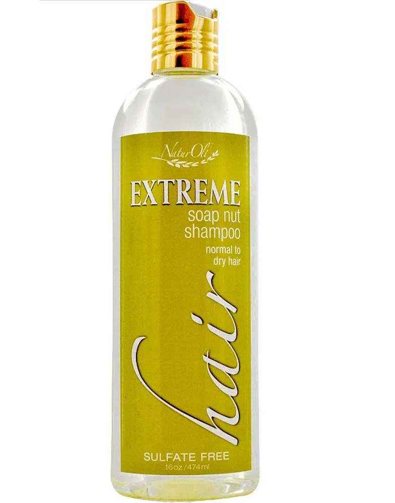 Soap Berry Shampoo - Normal to Dry 16oz - All Natural Hair Care Sulfate Free - Made with Soap Berries - Gluten Free - Vegan