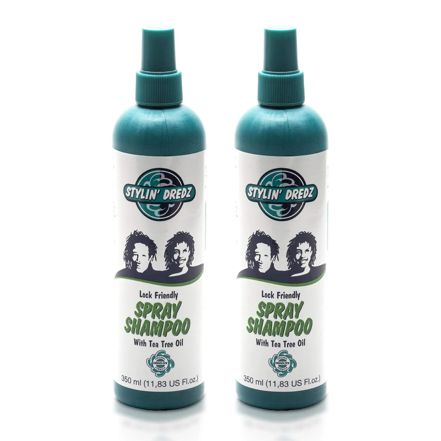 Spray Shampoo - Dreadlock Shampoo - Residue Free with Tea Tree Oil - 350 ml Pack of 2