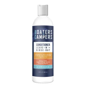 STREAM 2 SEA Boaters and Campers Hair Conditioner for Dry Damaged Hair, 16 oz Reef Safe, Fragrance Free All Natural Deep Conditioner for Camping and Boating, Paraben Free
