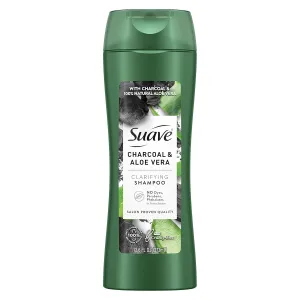 Suave Professionals Clarifying Shampoo for Oily Hair Charcoal Aloe Vera Paraben Free 12.6 oz