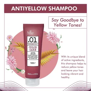 Sulphate Free Anti-Yellow Shampoo - Acid pH Formulated Purple Shampoo for Blonde, Silver, and Gray Hair - Cruelty Free Vegan Friendly Clarifying Color Shampoo 200ml