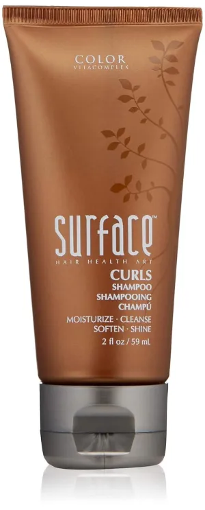 Surface Hair - Curls Moisturizing Shampoo – Defines, Adds Shine, and Provides Frizz Free Style Longevity