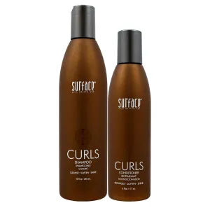 Surface Hair - Curls Moisturizing Shampoo – Defines, Adds Shine, and Provides Frizz Free Style Longevity