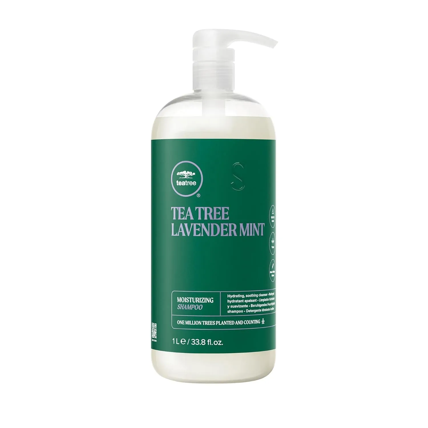 Tea Tree Lavender Mint Moisturizing Shampoo, Hydrates   Soothes, For Coarse   Dry Hair