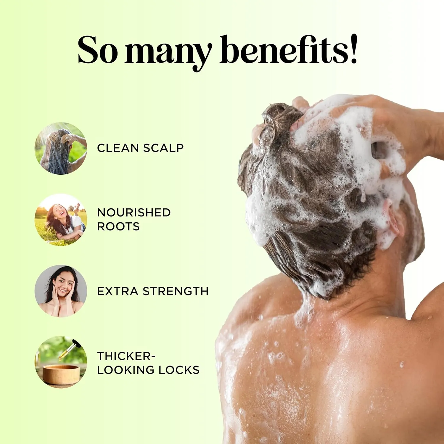 Tea Tree Oil Shampoo - Sulfate Free, Deep Cleansing, Vegan, Clarifying - 25 Fl Oz