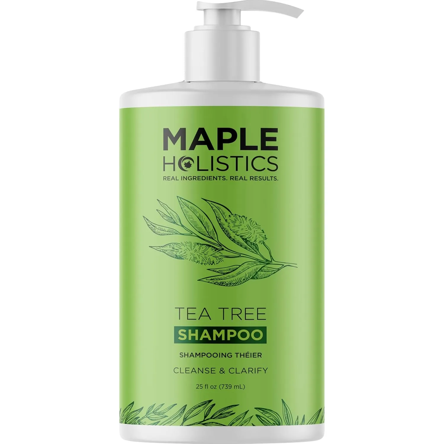 Tea Tree Oil Shampoo - Sulfate Free, Deep Cleansing, Vegan, Clarifying - 25 Fl Oz