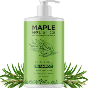 Tea Tree Oil Shampoo - Sulfate Free, Deep Cleansing, Vegan, Clarifying - 25 Fl Oz