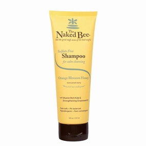 The Naked Bee Gentle Shampoo (8 oz) Orange Blossom Honey Clarifying Shampoo for Women - Deep and Mild Cleansing for Scalp - Nourishing Hair Wash for Smoother and Softer Hair - For Oily & Dry Scalps