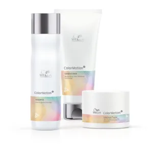 Wella Professionals ColorMotion , Color Protection Shampoo   Conditioner   Structure  Mask Set, For Colored Hair, Preserves Smoothness & Shine While Strengthening & Moisturizing Hair