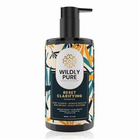 WILD'LY Clarifying Shampoo For Hard Water & Metal Damage| For Oily Scalp & Low Porosity Hair | Deep Clensing Removes Built Up & Flakes |sulphate, Paraben & Silicone Free|Men & Women|300Ml