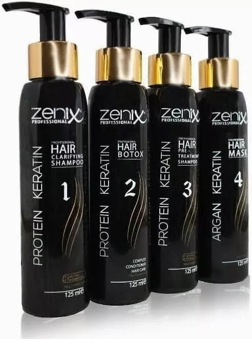 Zenix Professional Hair Straightener Botox Systems with Protein & Keratin