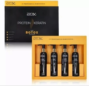 Zenix Professional Hair Straightener Botox Systems with Protein & Keratin