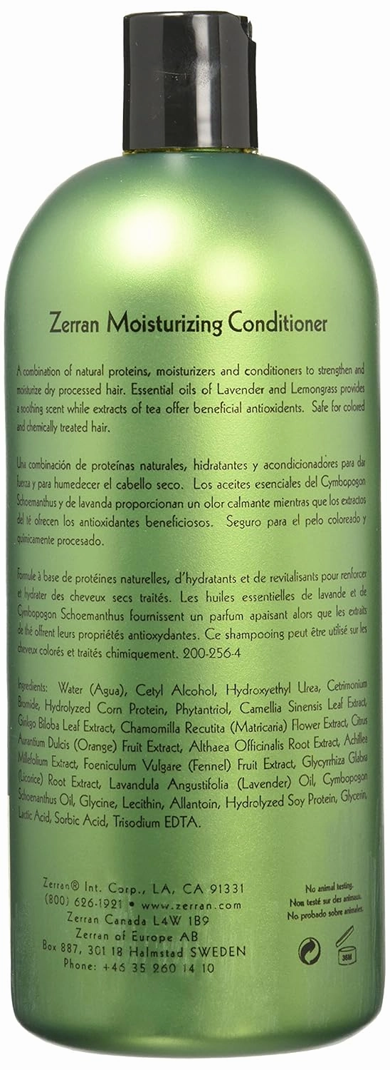 Zerran Moisturizing Conditioner, 32 Ounce