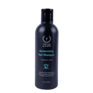 ZEUS Moisturizing Daily Shampoo – Cleansing Shampoo with Natural Fruit Extracts for Healthy, Stronger & Smoother Hair (Made in USA) Verbena Lime